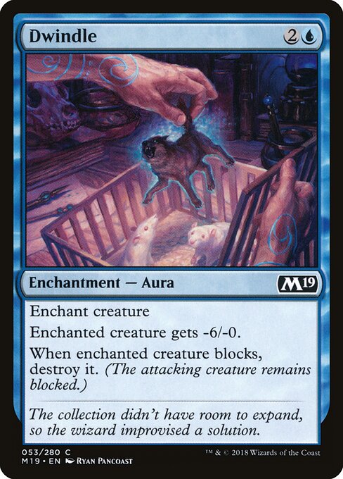 Dwindle – Core 2019 (M19-53) Magic: The Gathering card