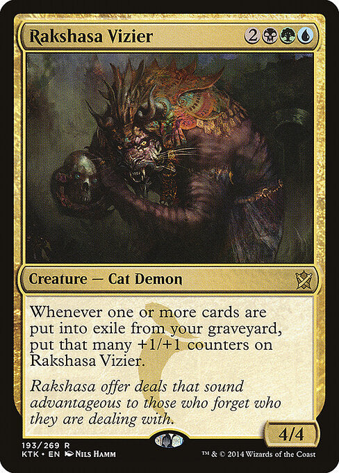 Rakshasa Vizier – Khans of Tarkir (KTK-193) Magic: The Gathering card | LC-REM-20260804-15151555412300-cb39e674-919d-4db6-9ac1-cfa1cca02207 Immagine principale del prodotto