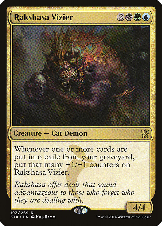 Rakshasa Vizier - Khans of Tarkir (Rare) [KTK-193]