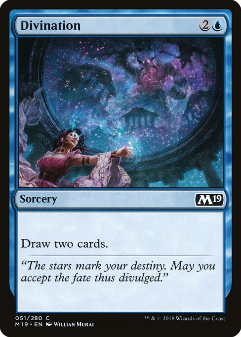 Divination – Core Set 2019 (M19-51) Magic: The Gathering card | LC-REM-20260804-15150880325964-cb3b35b8-f321-46d8-a441-6b9a6efa9021