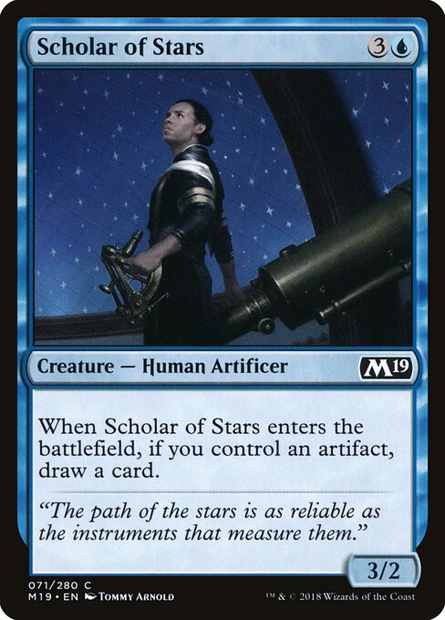 Scholar of Stars – Core 2019 (M19-71) Magic: The Gathering card
