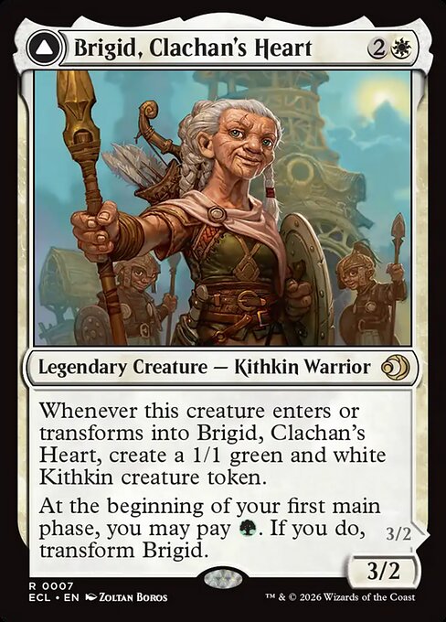 Brigid, Clachan's Heart // Brigid, Doun's Mind – Lorwyn Eclipsed (ECL-7) Magic: The Gathering card | LC-REM-20260804-15544006345036-cb7d5bbb-4f68-4e38-8bb0-a95af21b24c8