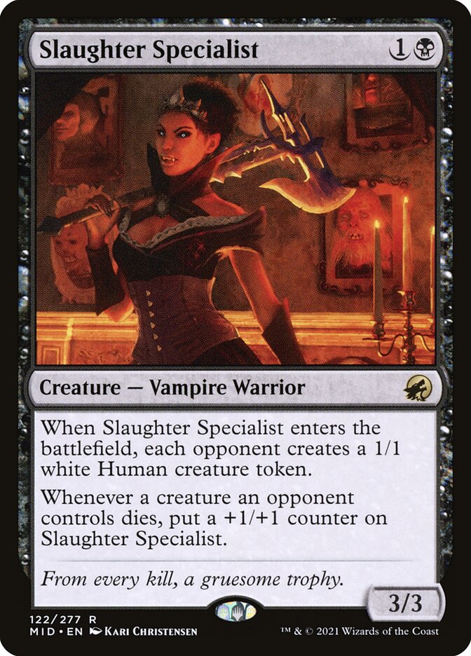 Slaughter Specialist - Innistrad: Midnight Hunt (Rare) [MID-122] Imagen principal del producto