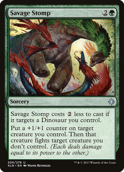 Savage Stomp – Ixalan (XLN-205) Magic: The Gathering card