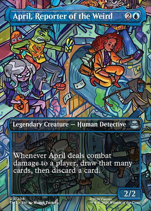 April, Reporter of the Weird – Teenage Mutant Ninja Turtles (TMT-206) Magic: The Gathering card | LC-REM-20260804-15631614771532-cbce9297-f601-4478-8865-6848700c4a42 Hoofdafbeelding