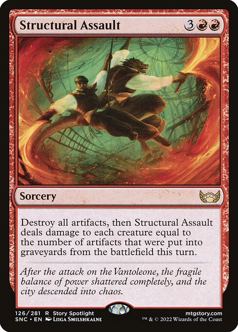 Structural Assault – Streets of New Capenna (SNC-126) Magic: The Gathering card