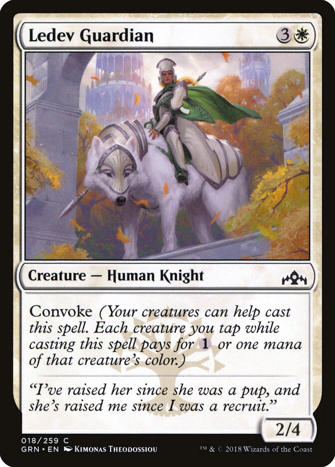 Ledev Guardian - Guilds of Ravnica (Common) [GRN-18]