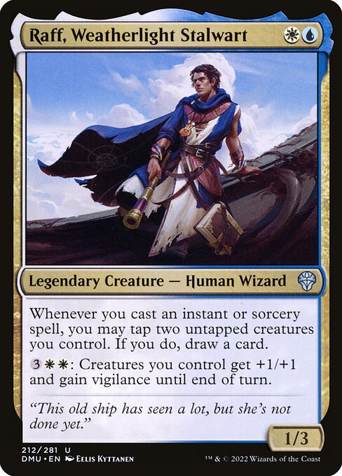 Raff, Weatherlight Stalwart – Dominaria United (DMU-212) Magic: The Gathering card