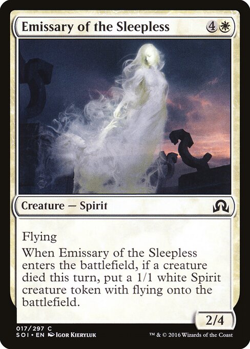Emissary of the Sleepless – Shadows over Innistrad (SOI-17) Magic: The Gathering card