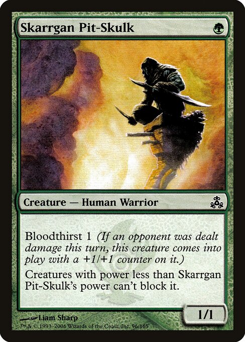 Skarrgan Pit-Skulk – Guildpact (GPT-96) Magic: The Gathering card