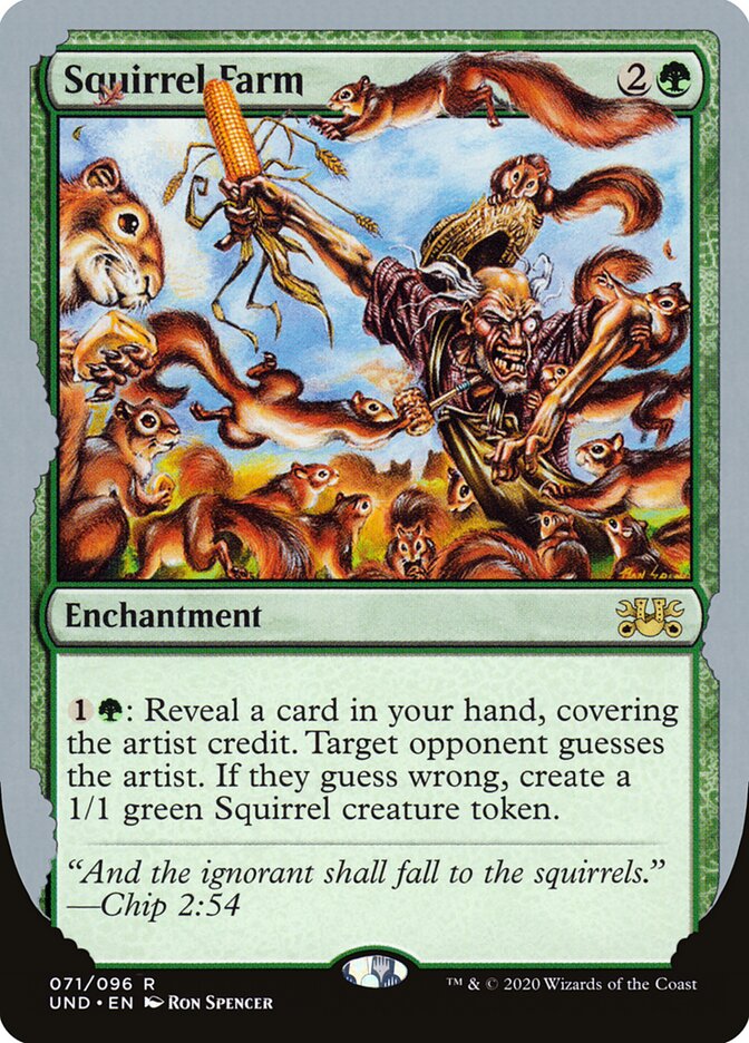 Magic-kaart Squirrel Farm UND-71 uit Unsanctioned (Rare) Main image