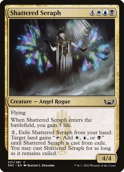 Shattered Seraph – Streets of New Capenna (SNC-221) Magic: The Gathering card