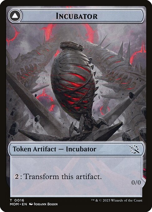 Incubator // Phyrexian – March of the Machine Tokens (TMOM-16) Magic: The Gathering card | LC-REM-20260804-15609159287116-cca1decc-90fd-4df8-997e-52f8789032f8 Imagen principal del producto