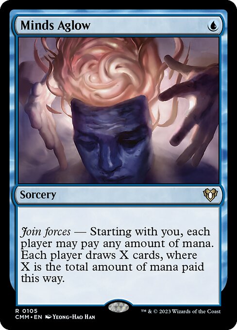 Minds Aglow – Commander Masters (CMM-105) Magic: The Gathering card