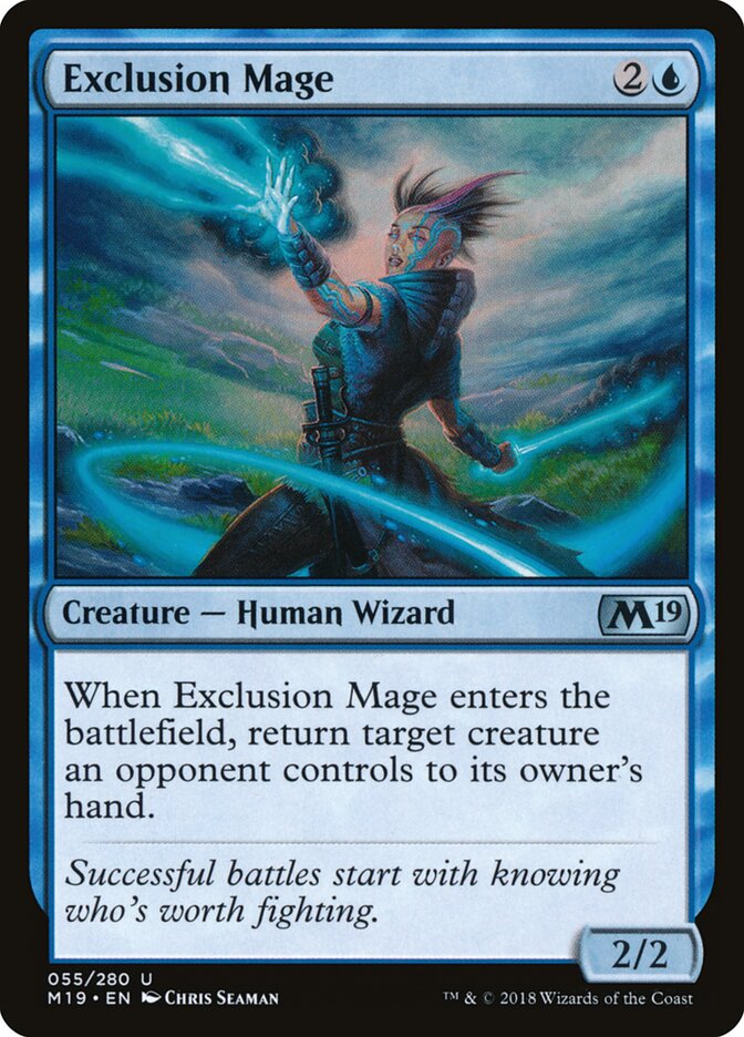 Exclusion Mage - Core 2019 (Uncommon) [M19-55]