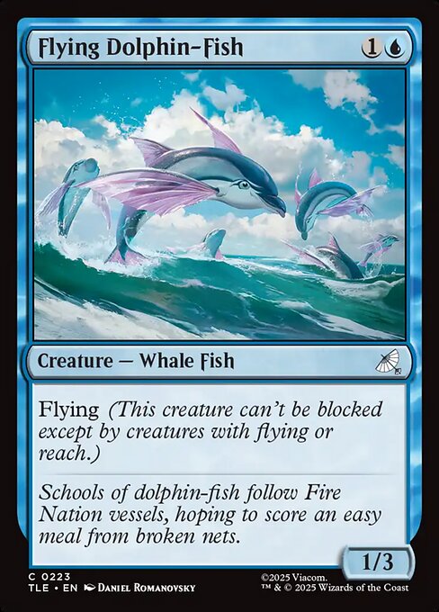 Flying Dolphin-Fish – Magic: The Gathering | Avatar: The Last Airbender: Eternal (TLE-223) Magic: The Gathering card