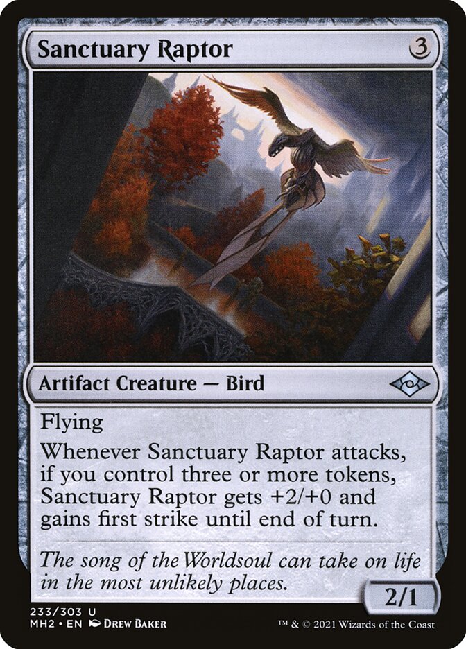 Sanctuary Raptor - Modern Horizons 2 (Uncommon) [MH2-233] Image principale du produit