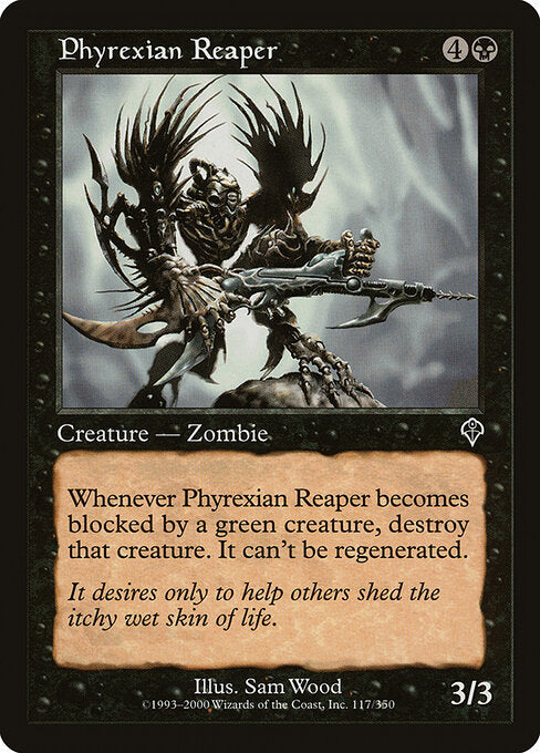 Phyrexian Reaper – Invasion (INV-117) Magic: The Gathering card Hoofdafbeelding