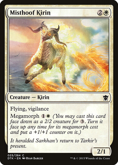 Misthoof Kirin – Dragons of Tarkir (DTK-25) Magic: The Gathering card