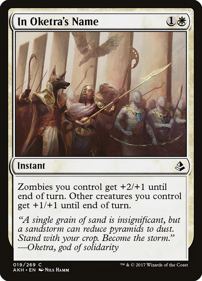 In Oketra's Name - Amonkhet (Common) [AKH-19]