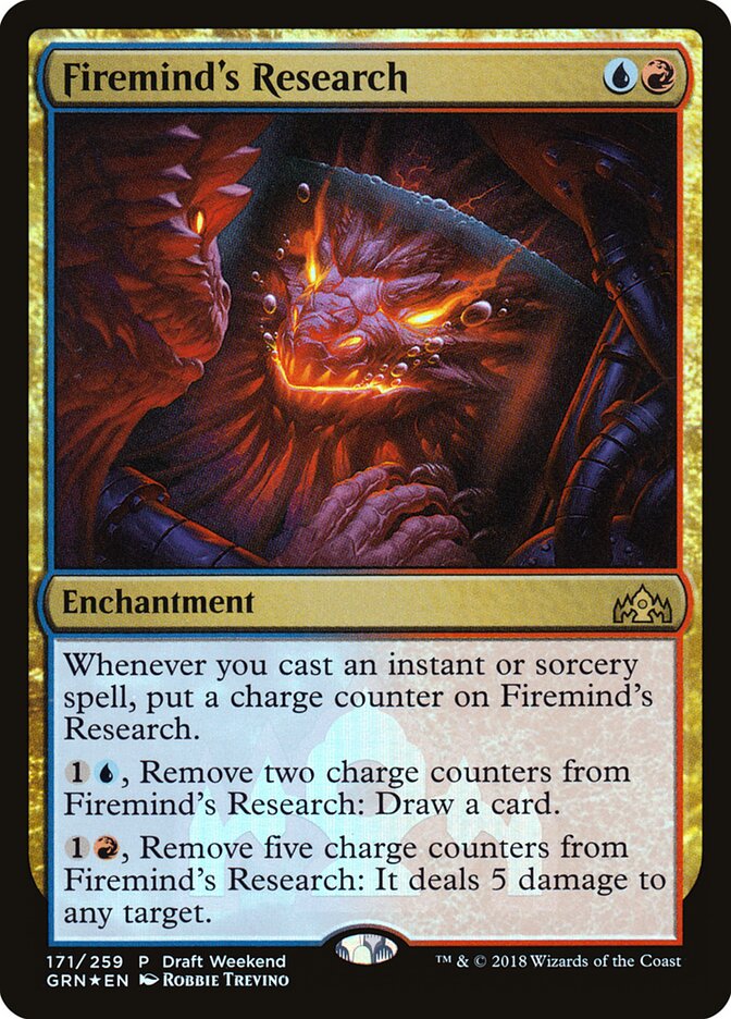 Magic-kaart Firemind's Research REL-171 uit Release Promos (Rare) Hoofdafbeelding