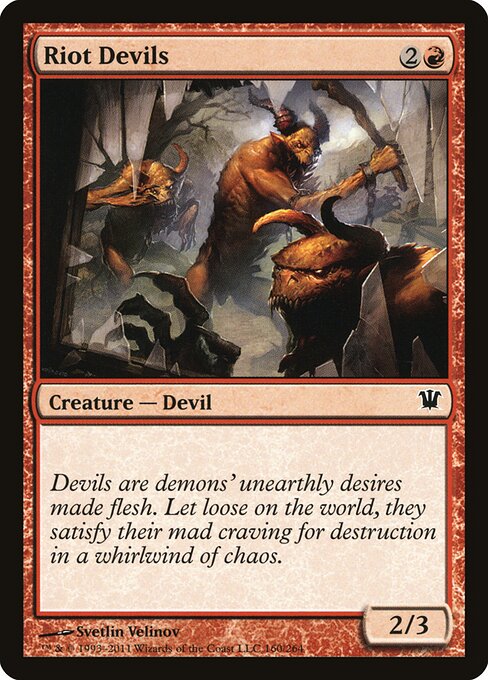Riot Devils – Innistrad (ISD-160) Magic: The Gathering card