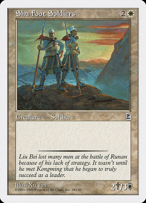 Shu Foot Soldiers – Portal Three Kingdoms (PTK-24) Magic: The Gathering card | LC-REM-20260804-15520572899660-cd4268d5-f27b-44a5-91f6-6c90521825fd Hoofdafbeelding