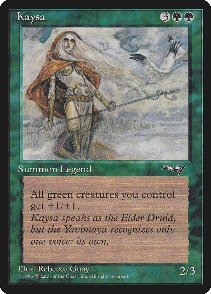 Magic-kaart Kaysa ALL-96 uit Alliances (Rare) Image principale du produit