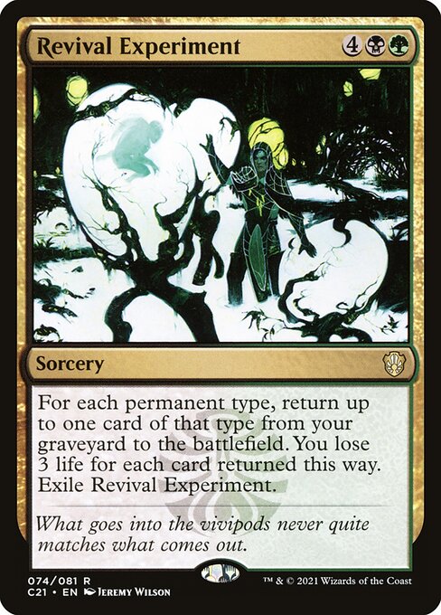 Revival Experiment – Commander 2021 (C21-74) Magic: The Gathering card | LC-REM-20260804-15339641962828-cd50007c-5883-4f0c-80c3-41f13f463908