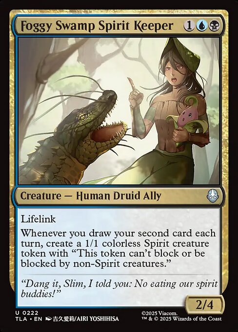 Foggy Swamp Spirit Keeper – Magic: The Gathering | Avatar: The Last Airbender (TLA-222) Magic: The Gathering card
