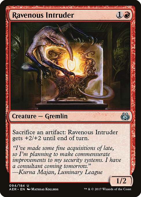 Ravenous Intruder – Aether Revolt (AER-94) Magic: The Gathering card