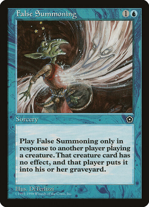 False Summoning – Portal Second Age (P02-40) Magic: The Gathering card | LC-REM-20260804-15340019515724-cd7d30a8-bc7a-42bc-8d1b-600cbf78ab98
