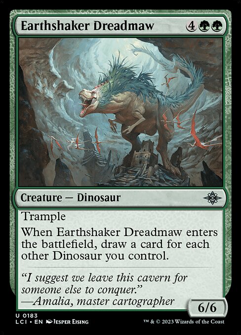 Earthshaker Dreadmaw – The Lost Caverns of Ixalan (LCI-183) Magic: The Gathering card Main image