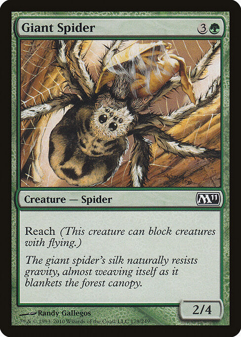 Giant Spider – Magic 2011 (M11-179) Magic: The Gathering card Imagen principal del producto