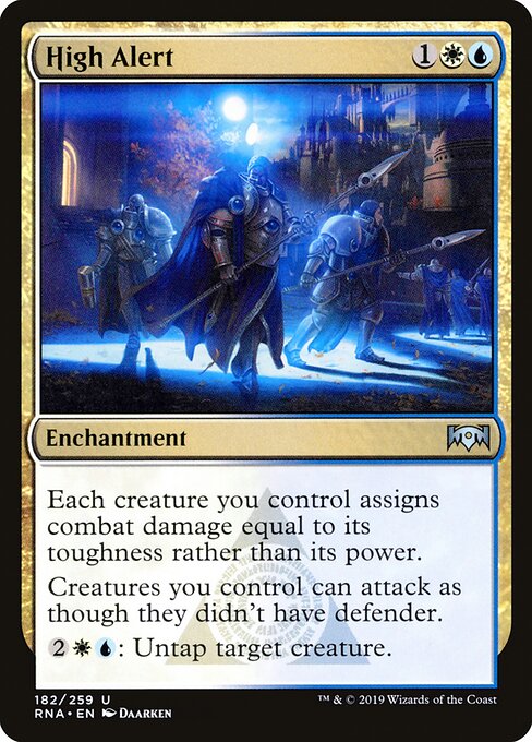 High Alert – Ravnica Allegiance (RNA-182) Magic: The Gathering card