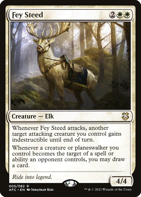 Fey Steed – Commander: Adventures in the Forgotten Realms (AFC-5) Magic: The Gathering card