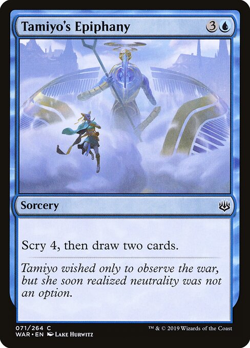 Tamiyo's Epiphany – War of the Spark (WAR-71) Magic: The Gathering card