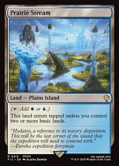 Prairie Stream – Final Fantasy Commander (FIC-413) Magic: The Gathering card | LC-REM-20260804-15339631477068-ce3a0ad9-6b7a-470c-8e49-4121fea72c89