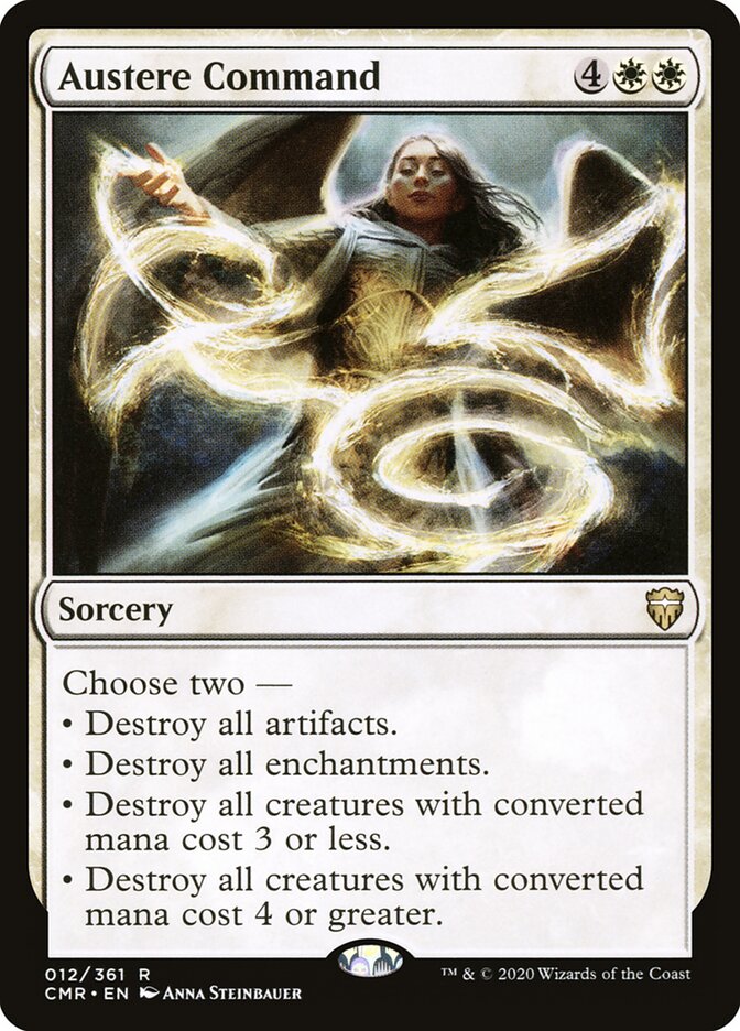 Magic-kaart Austere Command CMR-12 uit Commander Legends (Rare) Image principale du produit
