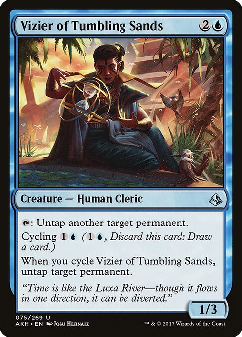 Vizier of Tumbling Sands – Amonkhet (AKH-75) Magic: The Gathering card | LC-REM-20260804-15151797698892-ce4ff0f5-abee-4f3e-89ae-1b7ee771ec68