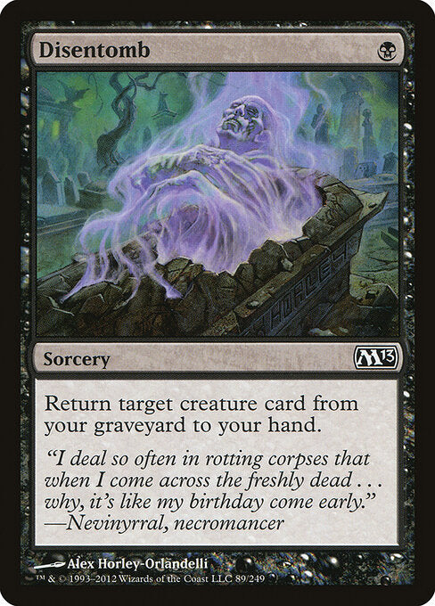 Disentomb – Magic 2013 (M13-89) Magic: The Gathering card Hauptbild