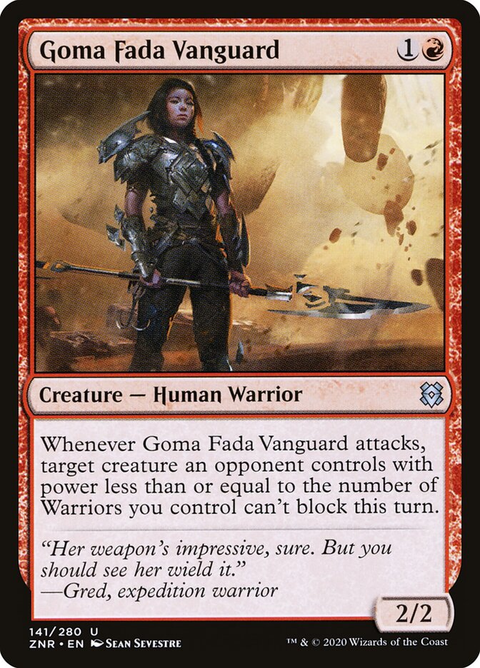 Goma Fada Vanguard - Zendikar Rising (Uncommon) [ZNR-141]