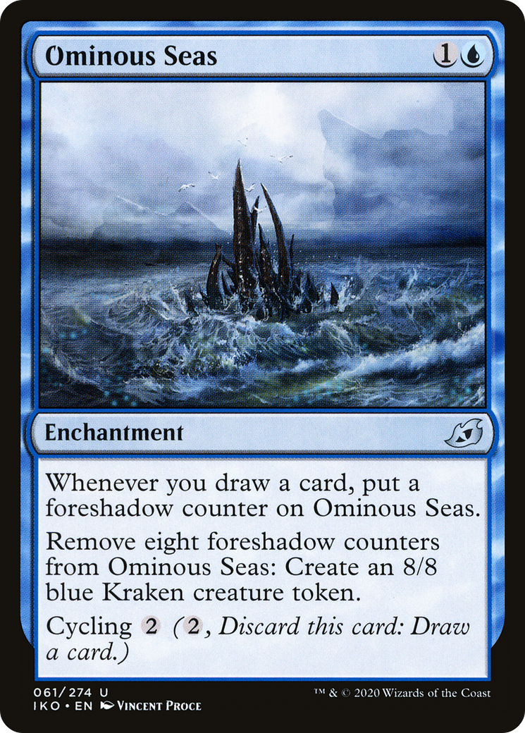 Ominous Seas – Ikoria: Lair of Behemoths 61 – Magic: The Gathering single card Main image