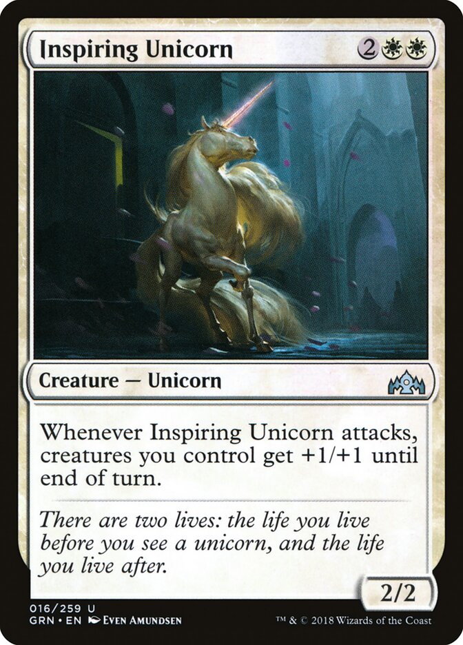 Inspiring Unicorn - Guilds of Ravnica (Uncommon) [GRN-16]