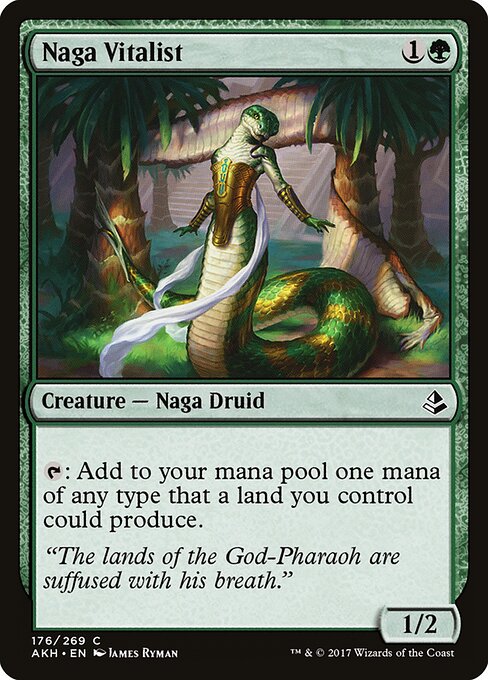 Naga Vitalist – Amonkhet (AKH-176) Magic: The Gathering card