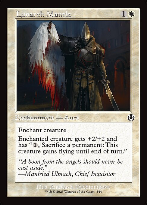 Lunarch Mantle – Innistrad Remastered (INR-344) Magic: The Gathering card | LC-REM-20260804-15340061032780-cedede51-0a7e-4a91-84f6-b9b2a111ef06