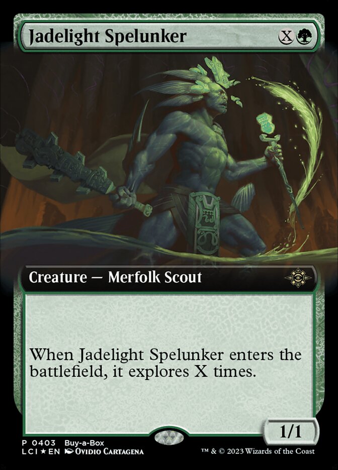Magic-kaart Jadelight Spelunker LCI-403 uit The Lost Caverns of Ixalan, Buy-a-Box-promo (Rare)