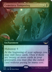 Cemetery Tampering - Extended Art (Foil) (SNC)