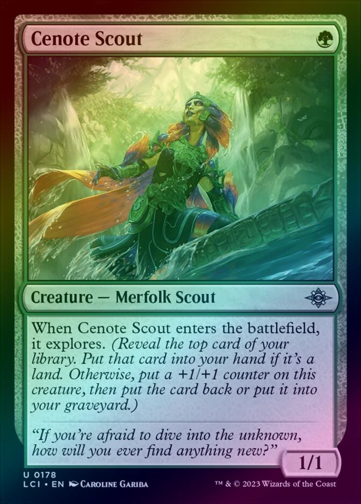 Cenote Scout (Foil) (LCI)