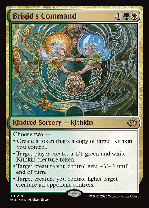 Brigid's Command – Lorwyn Eclipsed (ECL-208) Magic: The Gathering card